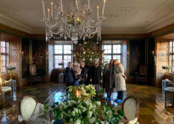 Julemarked på Børglum Kloster. Foto: Arkiv.