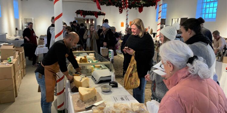 JUlemarked på Børglum Kloster. Foto (arkiv): Niels Skipper.