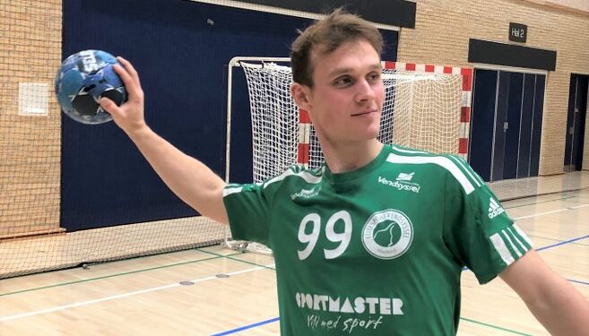 Frank Pedersen – 1. divisionsspiller med blot tre års håndbolderfaring.