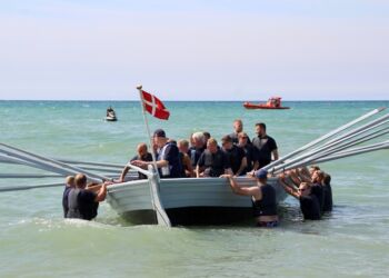Kaproning ved Tornby Strand i 2017. Foto (arkiv): Niels Skipper.