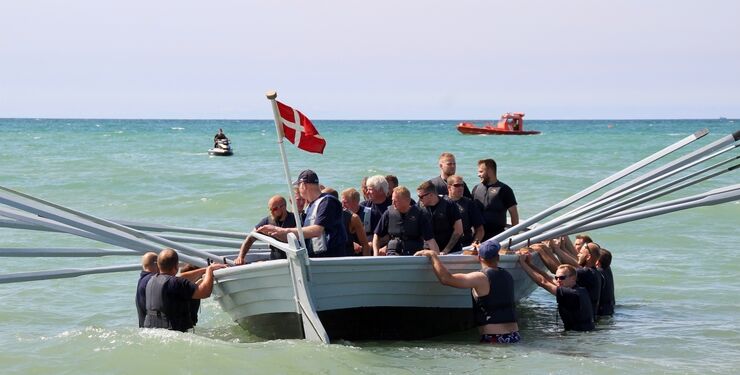 Kaproning ved Tornby Strand i 2017. Foto (arkiv): Niels Skipper.