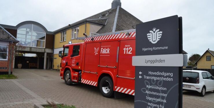 Udrykning ved Lynggården i Hirtshals. Foto (arkiv): Presse-fotos.dk.