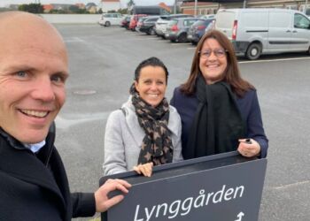 Per Møller, Nadia Taalab og Mette Jensen fra Det Konservative Folkeparti. Foto: Privat.