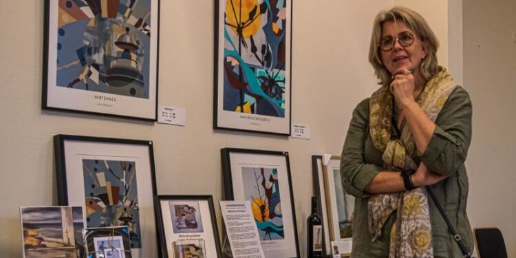 Billedkunstner Laila Pallisgaard. Foto (arkiv): Elling.