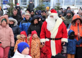 Julemanden på Den Grønne Plads. Foto (arkiv): Presse-fotos.dk.