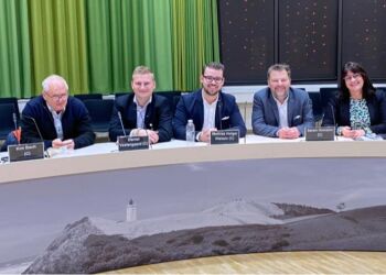 Søren Smalbro fra Venstre løb som allerede afsløret med borgmesterkæden, men den mere end fordoblede konservative byrådsgruppe er også flot repræsenteret med udvalgsposter i Hjørring Kommune. Foto: Privat.