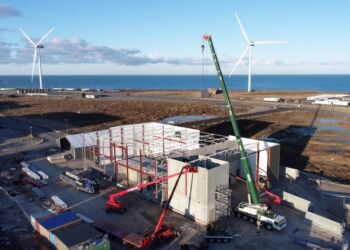 Biomega har snart tag på og over produktionen på Hirtshals Havn. Foto: Biomega.