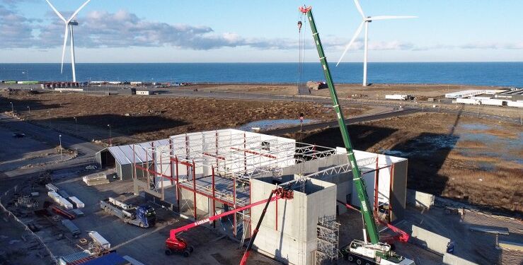 Biomega har snart tag på og over produktionen på Hirtshals Havn. Foto: Biomega.