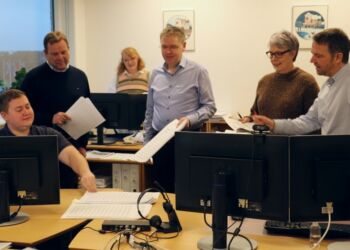 Nogle af de mange medarbejdere fra LandboNord, som er involveret i det landsdækkende analysearbejde.