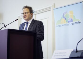 Formand for Landdistrikternes Fællesråd, Steffen Damsgaard.