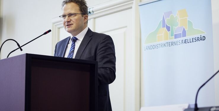 Formand for Landdistrikternes Fællesråd, Steffen Damsgaard.