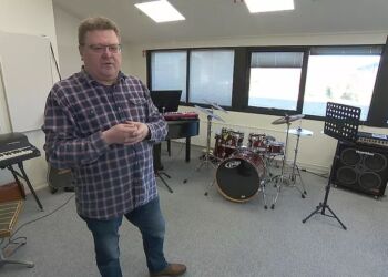 Underviser og tillidspræsentant Mads Slej, Hjørring Musiske Skole.