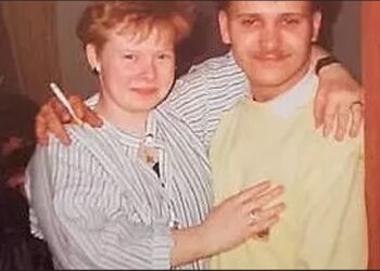 Charlotte og Henrik Lilholt i slutningen af 1980'erne. De mødtes for alvor på Messing Jens og er nu sammen på 34. år. Foto: Privat.