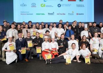 Vinderne af seneste DM i Skills i 2020.