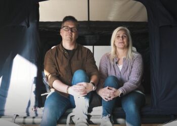 Rolf Opstrup og Lotte Gaardboe. Screenshot: Vigeur.