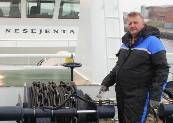August Fjeldskår afviser, at der fuskes. Han er forpligtet i henhold til overenskomst til at få bedst mulig betaling for fangsten. Foto: Terje Engø.