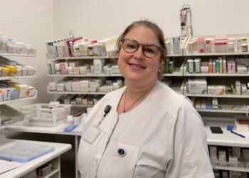 Farmakonom Malene Krogsholt Sørensen.