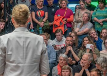 Mette Frederiksen deltog umiddelbart før hun blev statsminister i Naturmødet 2019. Foto (arkiv): Jens Kranen.