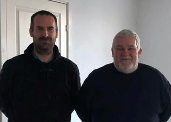 Jesper Villadsen og John Nielsen er den nye trænerduo for damerne hos TIF Fodbold. Foto: Privat.