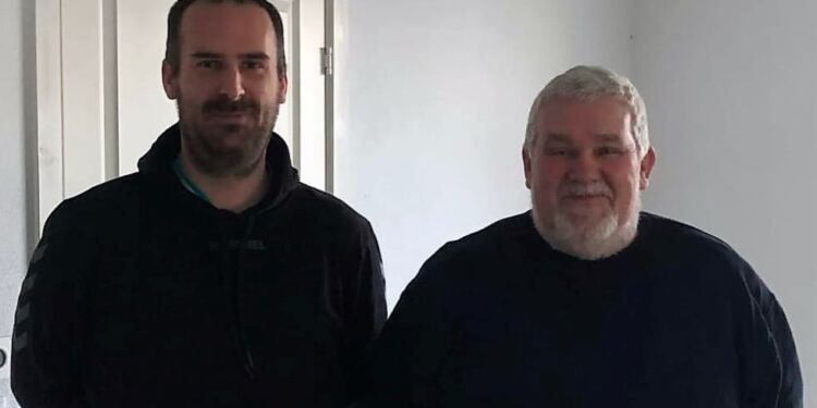 Jesper Villadsen og John Nielsen er den nye trænerduo for damerne hos TIF Fodbold. Foto: Privat.