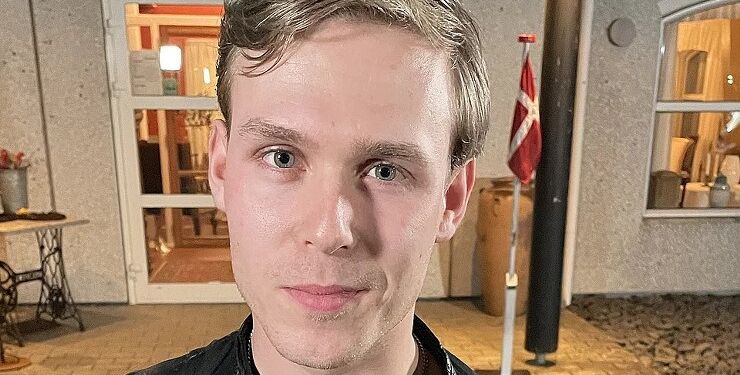 Jamie Voldby fra Brønderslev er valgt til ny folketingskandidat for Dansk Folkeparti i Hjørring-kredsen. Foto: Bruno Stagsted.