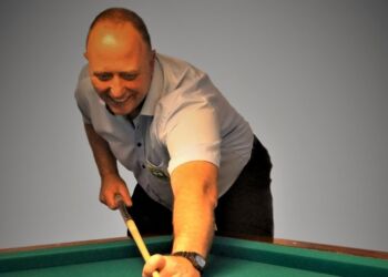 Jesper Holmberg fra Sindal Billard Klub.