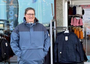 Else hos Ny Form i overfor Den Grønne Plads glæder sig til arrangementet i Hirtshals. Foto (arkiv): Niels Skipper.