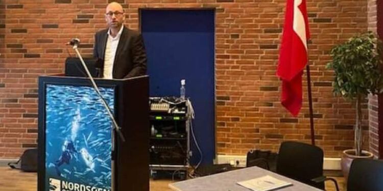 Rasmus Prehn (S) talte fornylig ved generalforsamlingen hos Hirtshals Fiskeriforening. Foto: Arkiv.