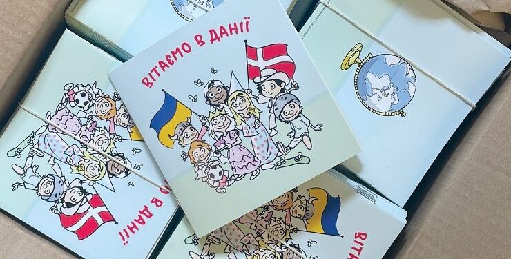 Pixibogen fra Marvelous til ukrainske flygtningebørn i Danmark.
