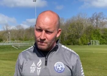 Cheftræner Henrik Pedersen hos Vendsyssel FF. Foto: TV2 Nord.