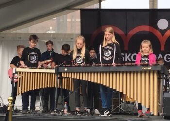 Horne Skoleband i 2016 i Tivoli. Foto: Arkiv.