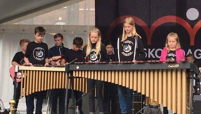 Horne Skoleband i 2016 i Tivoli. Foto: Arkiv.