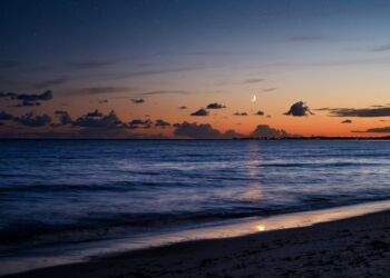 Måneskin over havet. Foto: Pixabay.