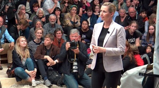 Mette Frederiksen (S) ved Naturmødet i 2019. Foto (arkiv): Jens Kranen.