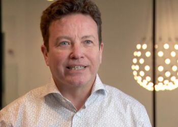 Richard Fynbo hos Fynbo Foods. Foto: TV2 Nord.