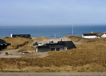 Byggepladsen på Kløren 13 syd for Hirtshals i april 2022. Foto: Arkiv.