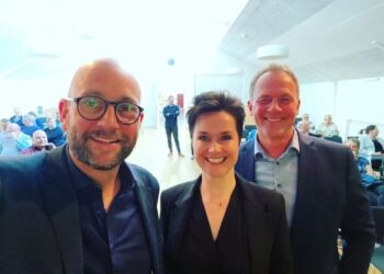 Rasmus Prehn (S), Anne Honoré Østergaard (V) og Kim Edberg (NB) er tre de folketingskandidater, der stiller op til valgtræf i Vrå. Foto: Arkiv.