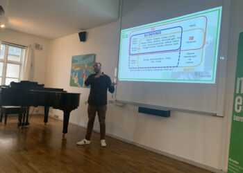 Oplægsholder Jacob Bjelskov Jørgensen, fra Nyt Europa.