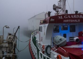 Redningsfartøjet Margrethe Gaardbo hos Hirtshals Redningsstation. Foto (arkiv): Elling.