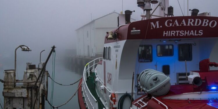 Redningsfartøjet Margrethe Gaardbo hos Hirtshals Redningsstation. Foto (arkiv): Elling.