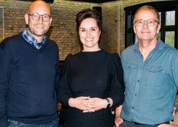 Rasmus Prehn (S), Anne Honoré Østergaard (V) og Peder Hvelplund (Ø).