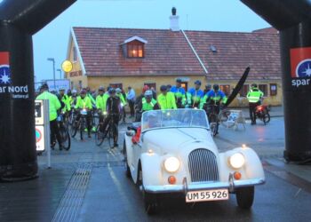 Starten går på Nørregade i Hirtshals. Foto (arkiv): Presse-fotos.dk
