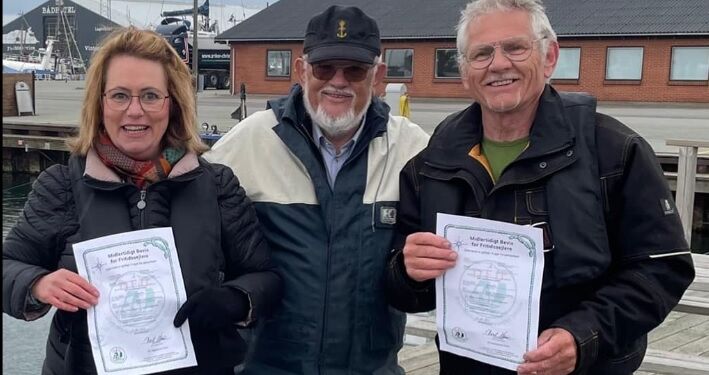 Til venstre Dorthe Grøn Pedersen og til højre Chris Borup. Foto: Privat.