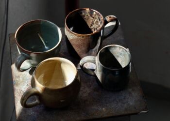 Et udvalg af Nannas kopper. Foto: Lulu Dich.