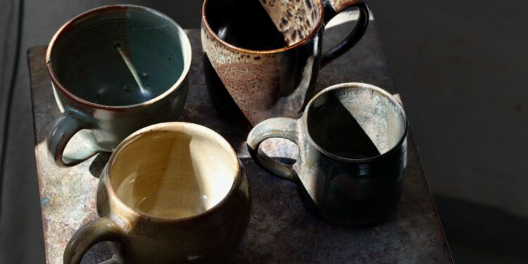 Et udvalg af Nannas kopper. Foto: Lulu Dich.