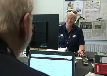 Jette Andersen hos Dana Cup. Foto: Arkiv.