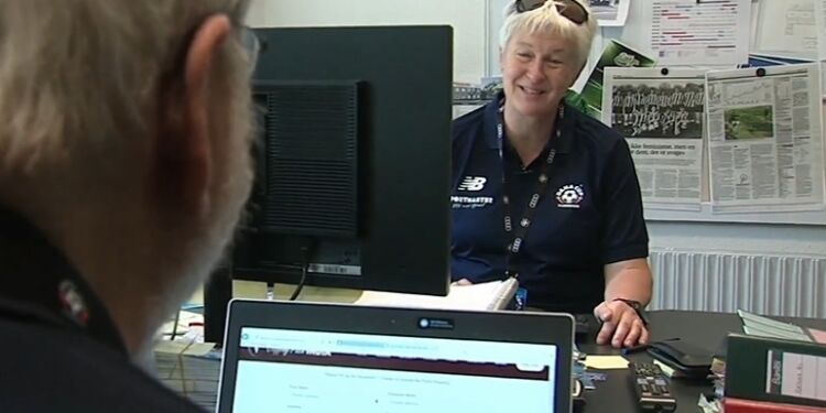 Jette Andersen hos Dana Cup. Foto: Arkiv.