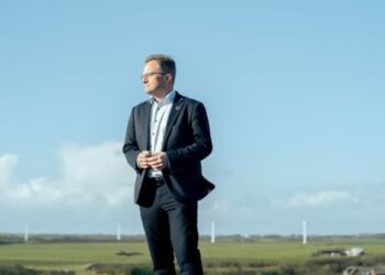 Landdistrikternes Fællesråds formand, Steffen Damsgaard. Foto: Mads Krabbe.