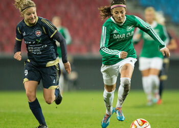 Den tidligere Fortuna-spiller Nadia Nadim. Foto: Arkiv.