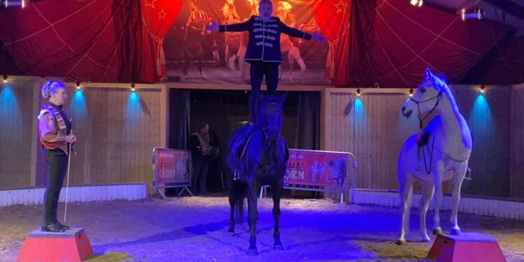 Privatfoto med scene fra forestillingen...